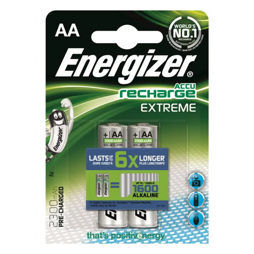 БАТЕРИЯ АКУМУЛАТОРНА AA 2 БР EXTREME