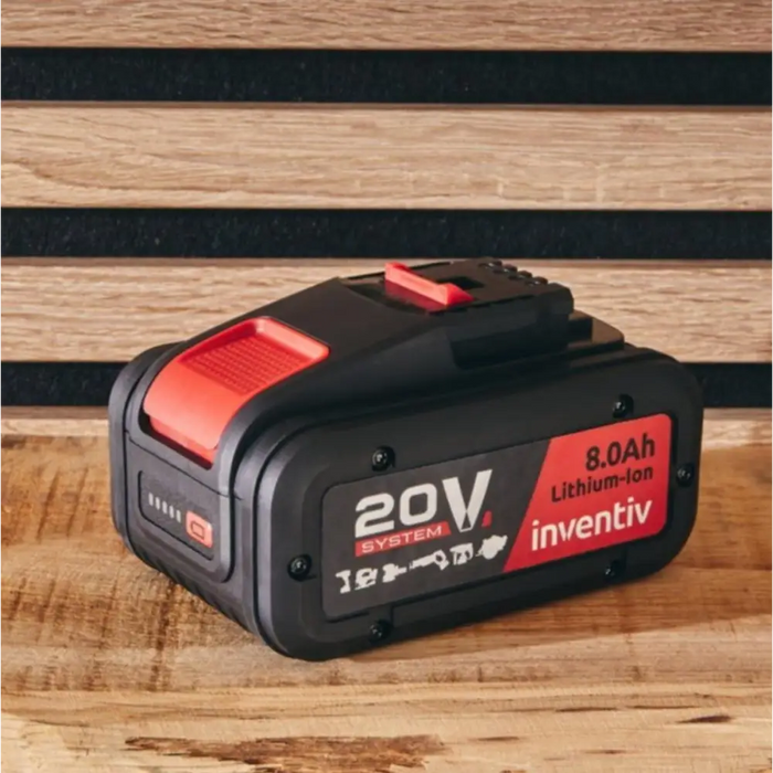 БАТЕРИЯ С ИНДИКАТОР 8AH 20V INVENTIV