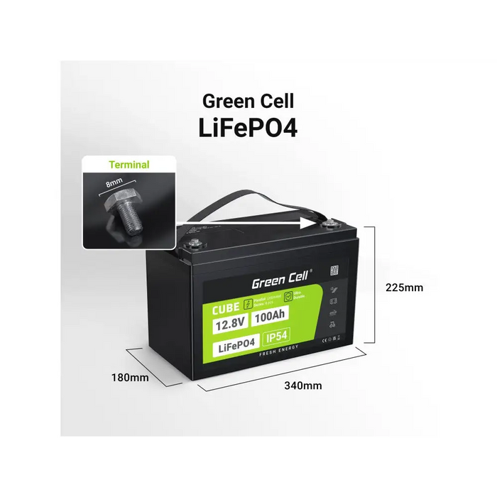 Батерия UPS Green Cell LFPGC12V100AH 100 Ah