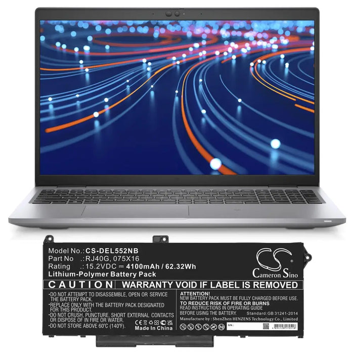 Батерия за лаптоп DELL Latitude 14 5420 Latitude 15 5520