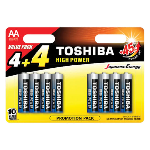 БАТЕРИИ TOSHIBA BLUELINE AA LR6