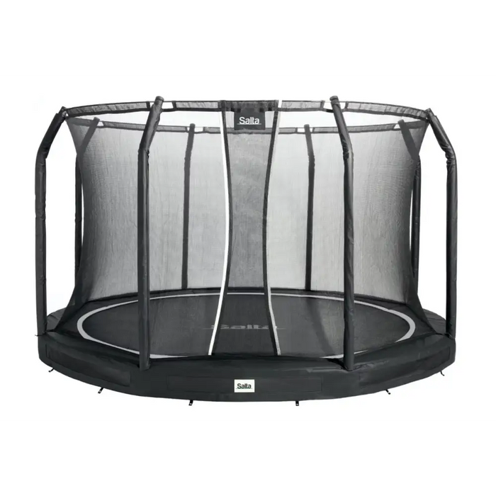 Батут Premium Ground Combo 251 см черен
