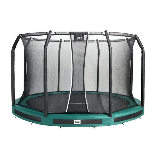 Батут Premium Ground Combo 251 см зелен