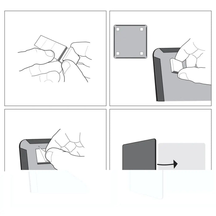 Бяла дъска Nobo 58,5 x 43 cm