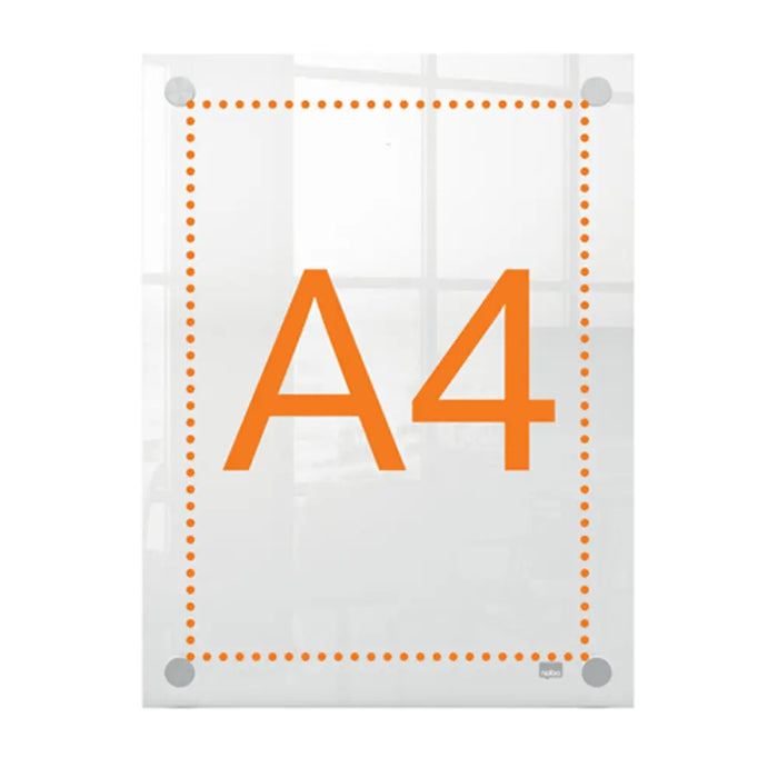 Бяла дъска Nobo Прозрачен Акрилен