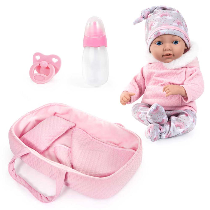 BAYER Кукла Бебе Reborn 38см. с Кош