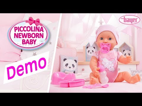 BAYER Пишкаща кукла с памперс PICCOLINA