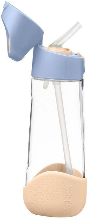 Бутилка за вода със сламка b.box - Feeling Peachy, 600 ml