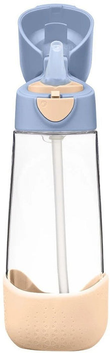 Бутилка за вода със сламка b.box - Feeling Peachy, 600 ml