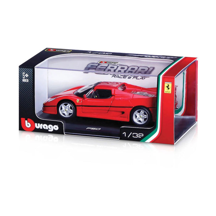 КОЛИЧКА BBURAGO ФЕРАРИ 1/32 КУТИЯ АСОРТИМЕНТ