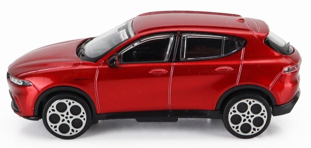 Метална кола Bburago - Alfa Romeo Tonale 2023, 1:43, червена