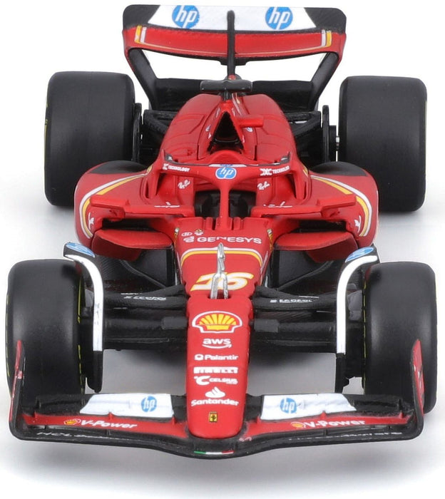 Комплект метални колички Bburago - Ferrari SF-24 Formula 1, 1:43, 2 броя