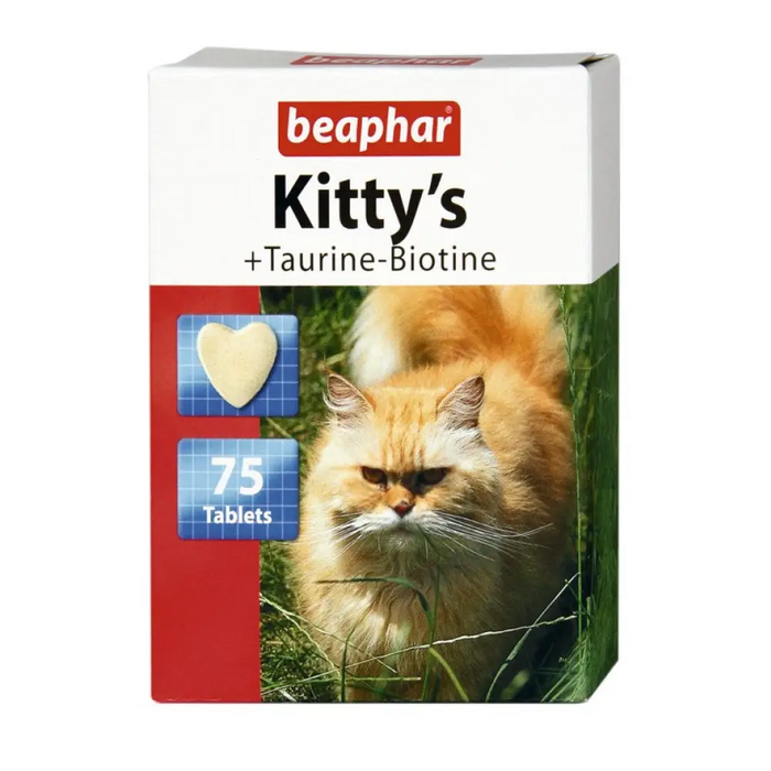 Beaphar Kitty’s + таурин-биотин котешка таблетка