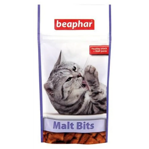 Beaphar Malt Bits - лакомство за котки срещу пилобезоари