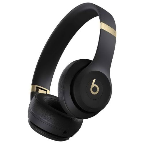 Beats Solo 4 Wireless Headphones Matte Black/ Gold MC2L4