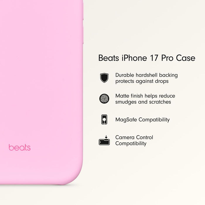 Калъф за мобилен телефон Beats iPhone 17 Pro Розов Apple