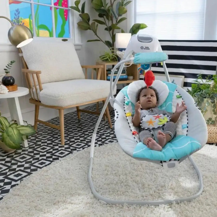 Бебешки Хамак Baby Einstein Ocean Син