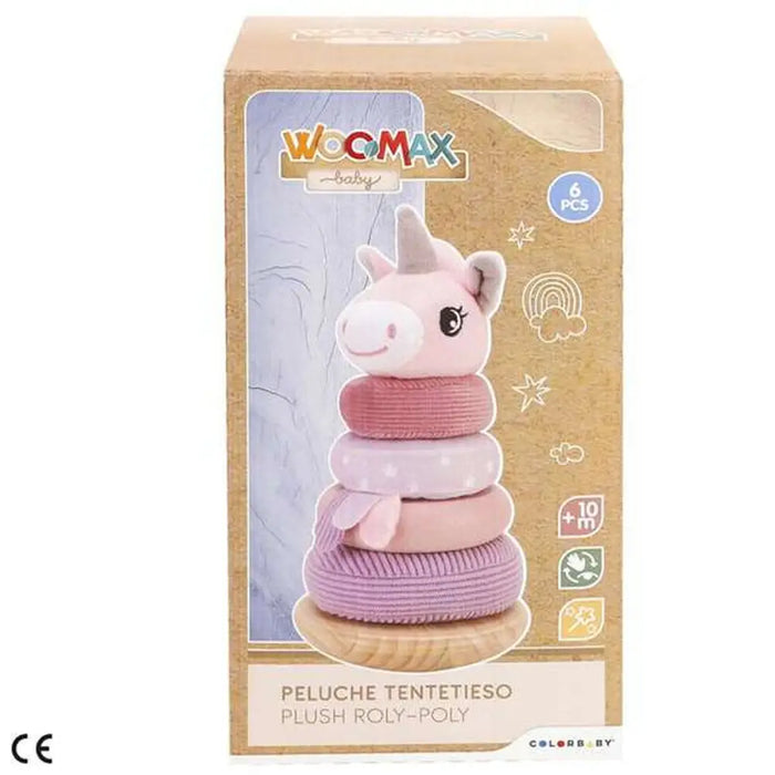 Бебешка Игра за Умения Woomax Дървен Еднорог