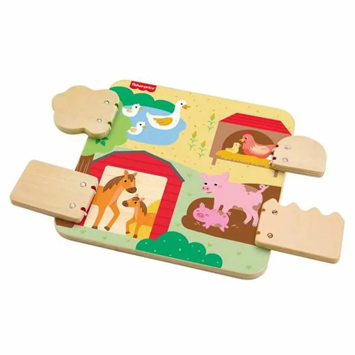 Бебешка играчка Mattel 20 x 20 x 1,91 cm Животни