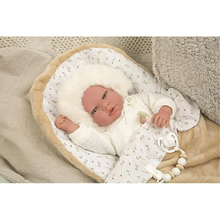 Бебешка кукла Arias Reborn Alenandra 40 cm Биберон