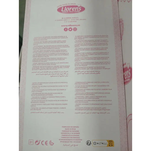 Бебешка кукла Llorens 35 cm