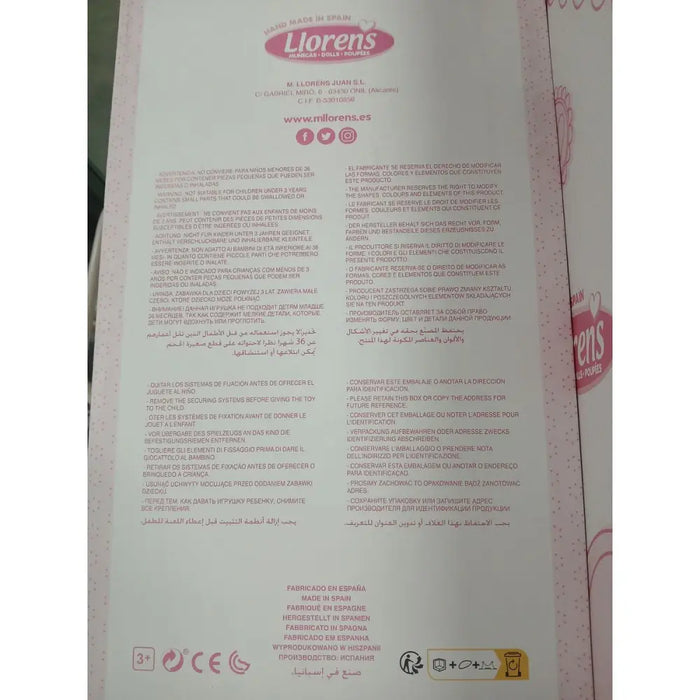 Бебешка кукла Llorens 35 cm