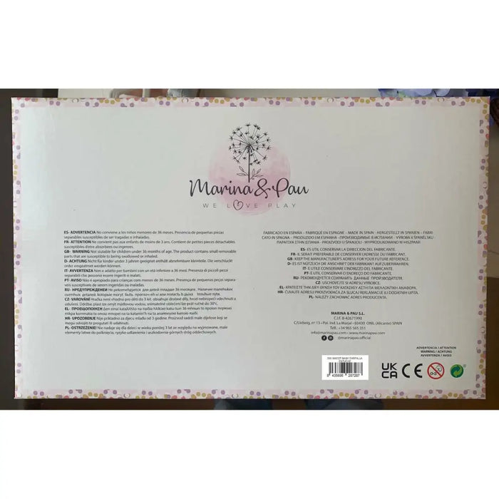Бебешка кукла Marina & Pau Sweet Baby Farfalla 42 cm