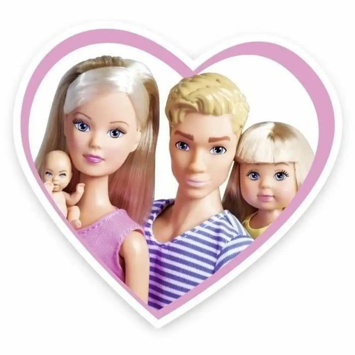 Бебешка кукла Simba Steffi Love - Familia Feliz