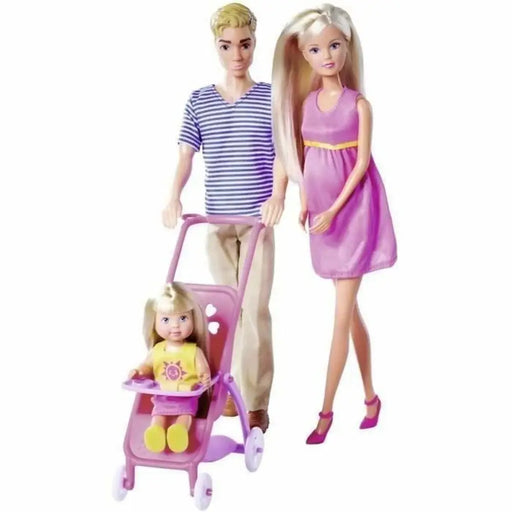 Бебешка кукла Simba Steffi Love - Familia Feliz