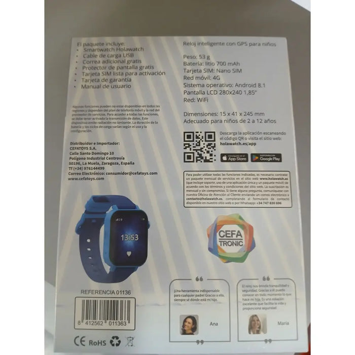 Бебешки часовник Cefatoys Holawatch ’X Plus