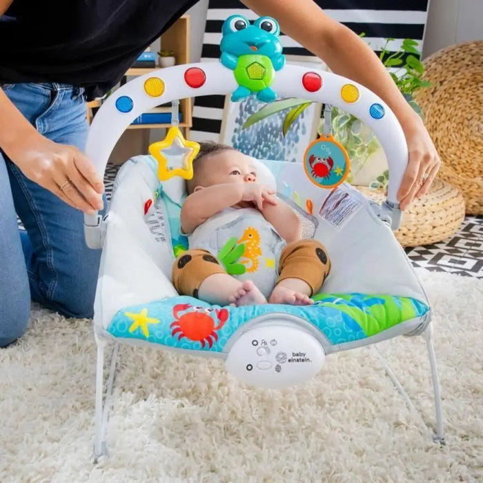 Бебешки Хамак Baby Einstein Ocean Син