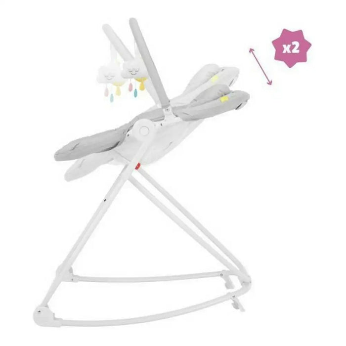 Бебешки Хамак Badabulle Compact’up High Сив