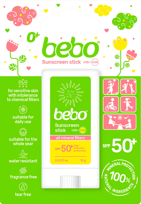 Слънцезащитен стик SPF50+, 15 g