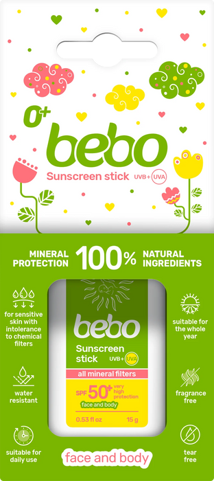 Слънцезащитен стик SPF50+, 15 g