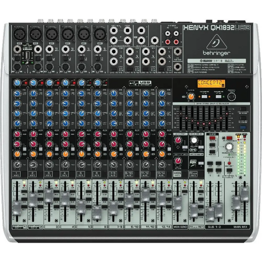 Behringer QX1832USB аудио миксер 18 канала