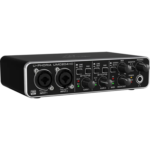 Behringer UMC204HD допълнително музикално оборудване