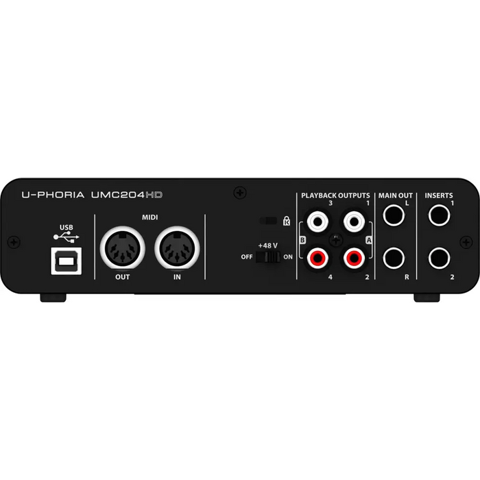Behringer UMC204HD допълнително музикално оборудване