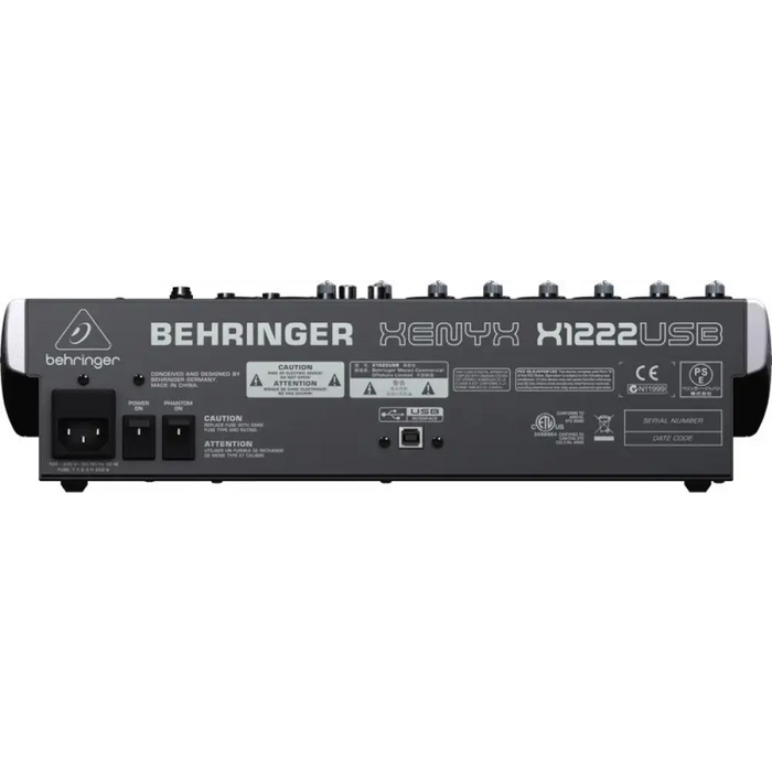 Behringer X1222USB аудио миксер 4 канала