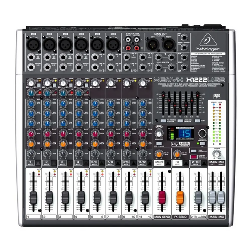Behringer X1222USB аудио миксер 4 канала