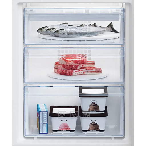 Beko BCSA285K4SN хладилник с фризер за вграждане 271 LE Бял