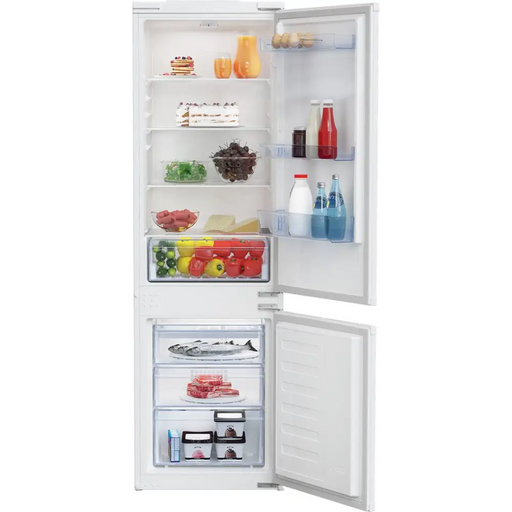 Beko BCSA285K4SN хладилник с фризер за вграждане 271 LE Бял