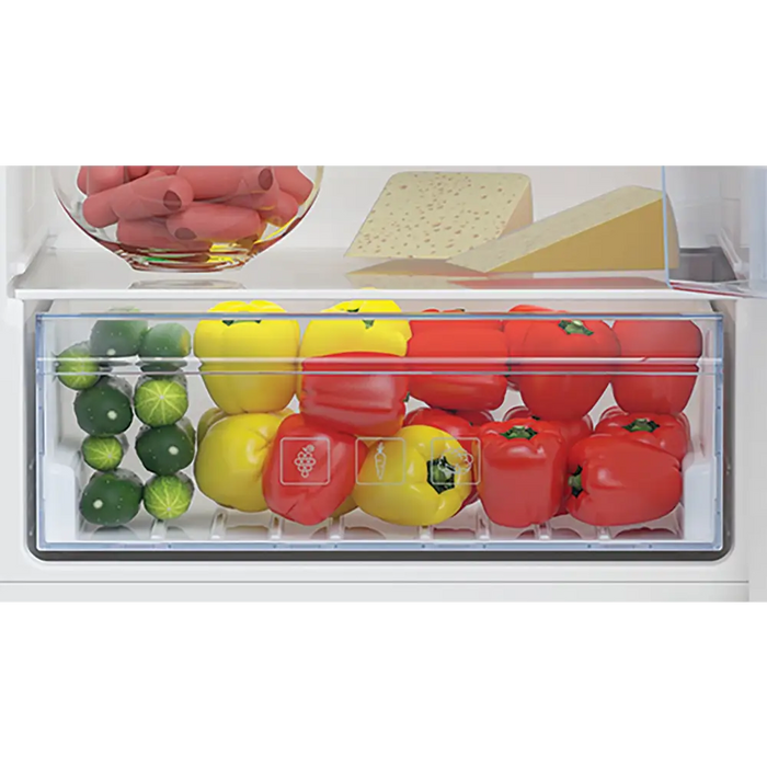 Beko BCSA285K4SN хладилник с фризер за вграждане 271 LE Бял