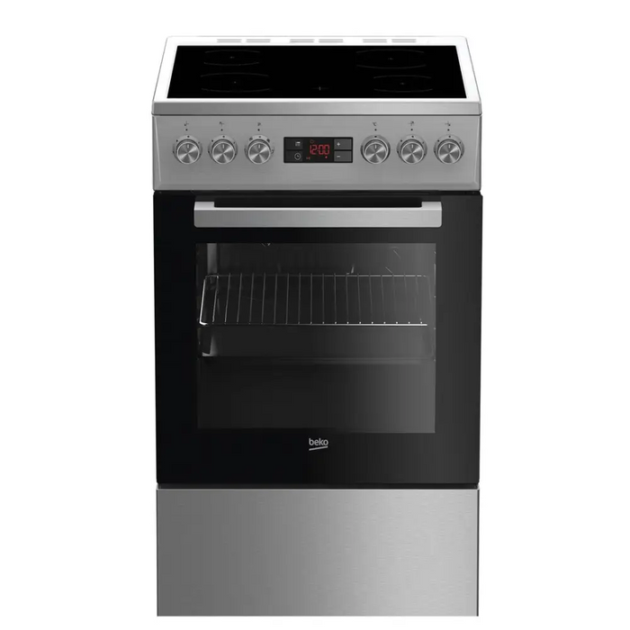 Beko FSM57300GX Свободностояща готварска печка Керамика