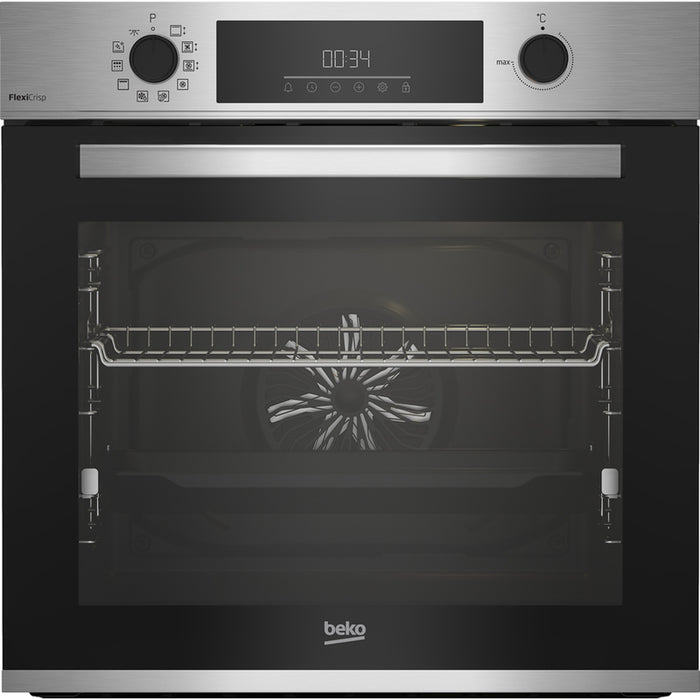 Фурнa за вграждане BEKO BBIM 12300 XMPSEF 72 L, А+, ТЕЛЕСКОПИЧНА СИСТЕМА, ПЛАВНО ЗАТВАРЯНЕ, ПИРОЛИТИЧНО ПОЧИСТВАНЕ