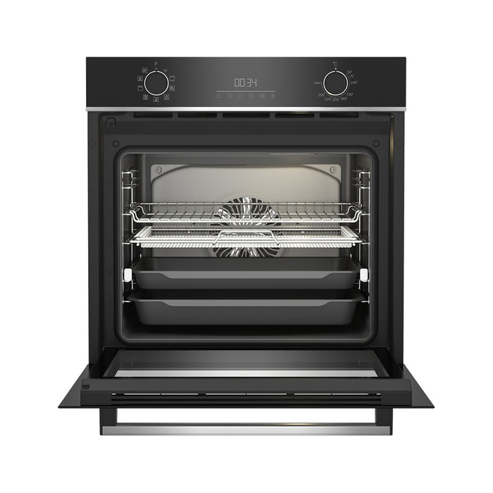 Фурнa за вграждане BEKO BBIMA 13300 XS 72 L, А+, КАТАЛИТИЧНИ ПАНЕЛИ, ТЕЛЕСКОПИЧНА СИСТЕМА, ПЛАВНО ЗАТВАРЯНЕ