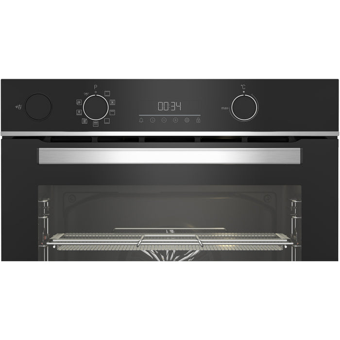 Фурнa за вграждане BEKO BBISA 13300 XMPE 72 L, А+, ТЕЛЕСКОПИЧНА СИСТЕМА, ПИРОЛИТИЧНО ПОЧИСТВАНЕ