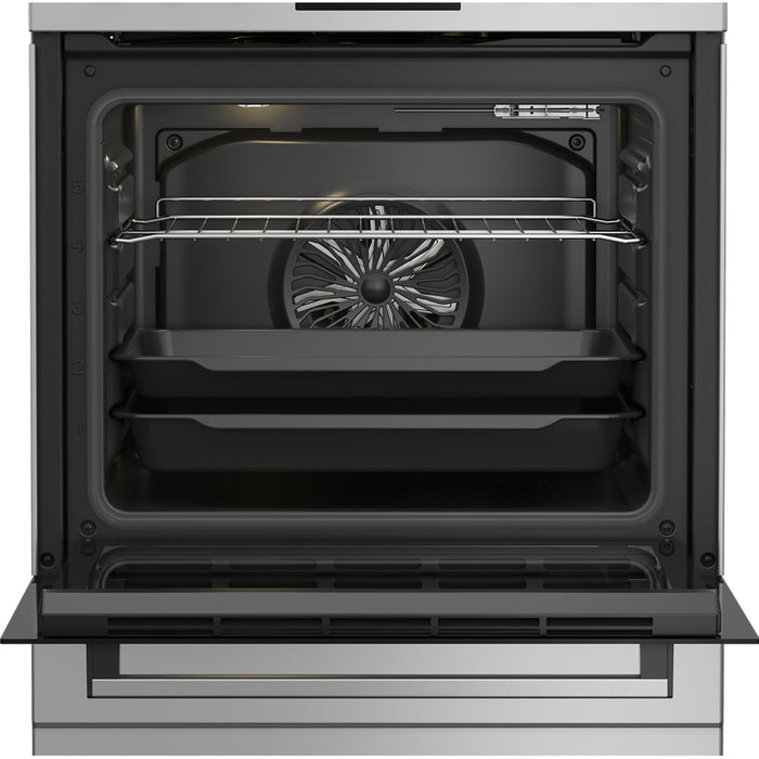 Комбинирана печка BEKO FBE 64320 SDN/ГАЗ A, 2 ГАЗОВИ И 2 ЕЛЕКТРИЧЕСКИ, БУТОН ЗА ЗАПАЛВАНЕ, ЕЛЕКТРОНЕН ТАЙМЕР