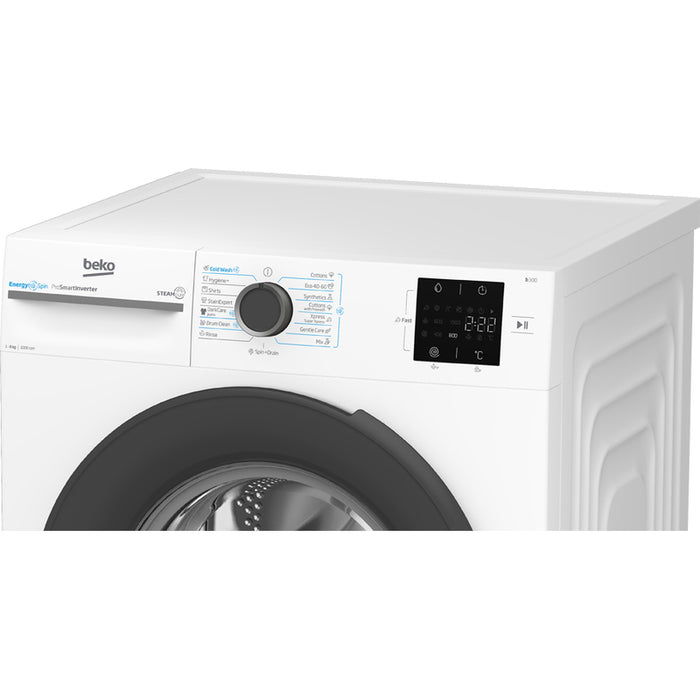 Пералня BEKO BM3WFSU 38013 WA 8.0 kg, 1000 об/min, ИНВЕРТОРЕН МОТОР