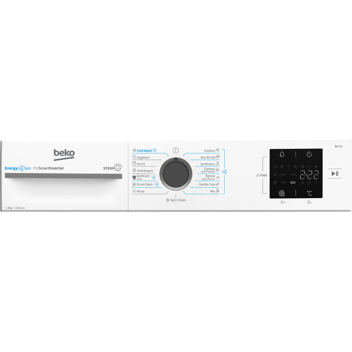 Пералня BEKO BM3WFSU 38013 WA 8.0 kg, 1000 об/min, ИНВЕРТОРЕН МОТОР