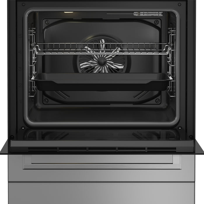 Комбинирана печка BEKO FBE 64010 SDSL/Silver/ГА A, 2 ГАЗОВИ И 2 ЕЛЕКТРИЧЕСКИ, БУТОН ЗА ЗАПАЛВАНЕ